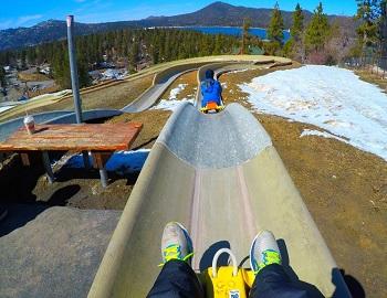 Bobsledding in Big Bear