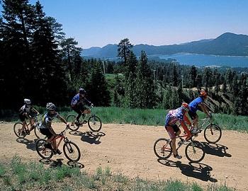 Biking Around Big Bear Lake