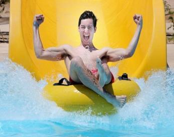 Waterslide Ride in Big Bear Waterslide Ride in Big Bear