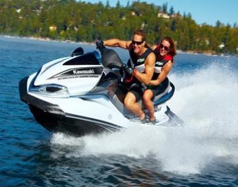 Jet Skiing on Big Bear Lake Jet Skiing on Big Bear Lake
