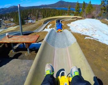 Bobsledding in Big Bear