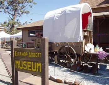 Wagon at the Big Bear Museum Wagon at the Big Bear Museum